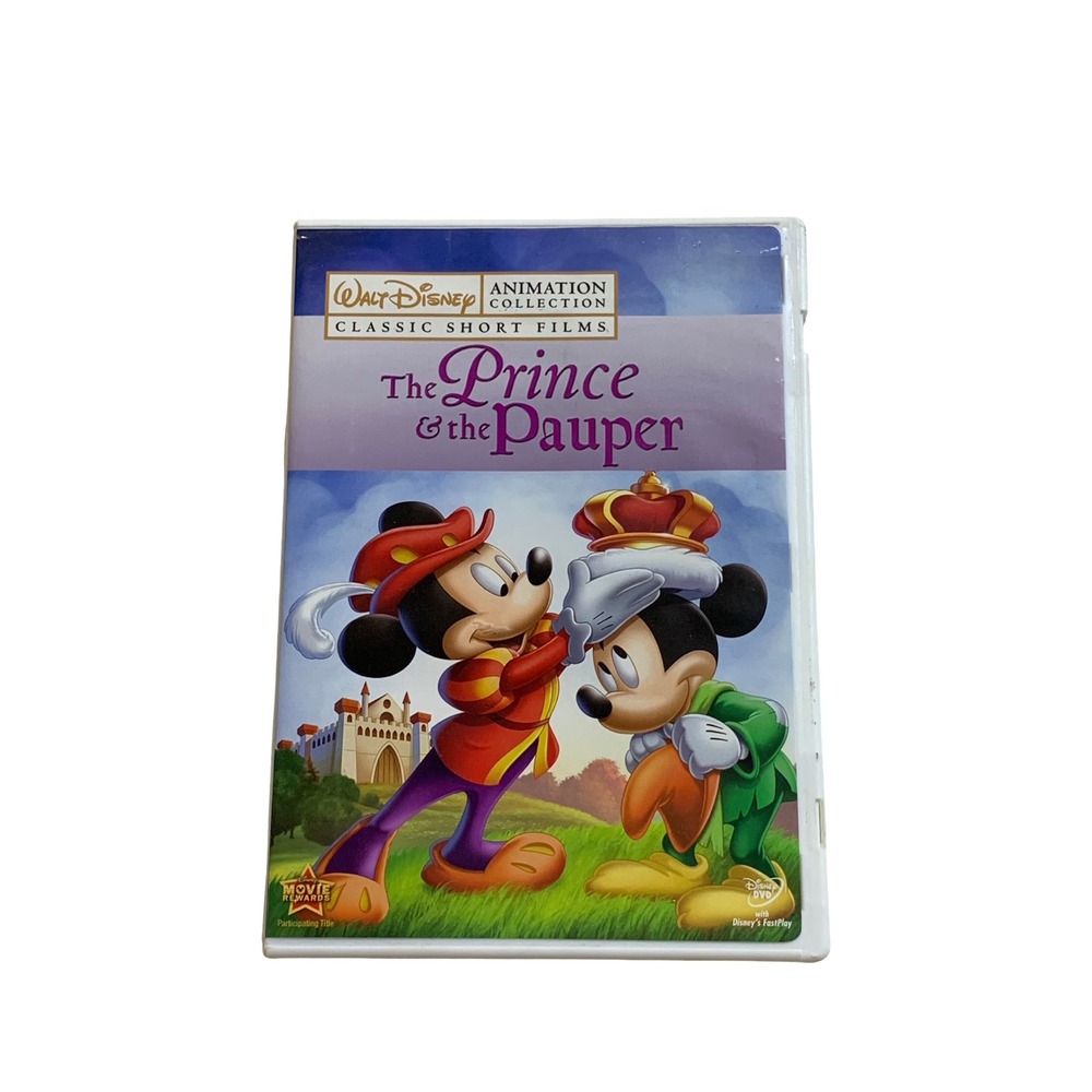 Walt Disney Animation Vol 3 The Prince and the Pauper DVD Mickey Mouse